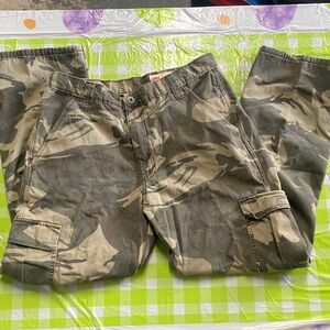 Wrangler Men's 32X32 Camouflage Fleece Lined Cargo Pants